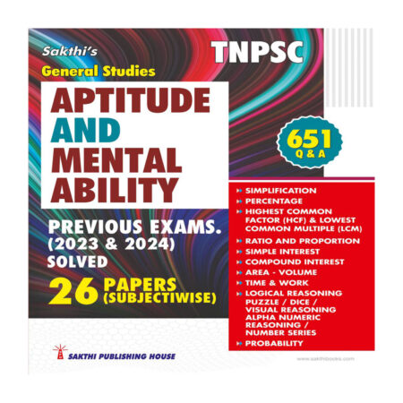 Tnpsc Aptitude and Mental Ability 651 Q & A English