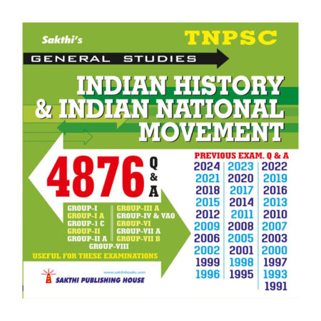 Tnpsc Indian History & Indian National Movement Previous Examination 4876 Question and Answers