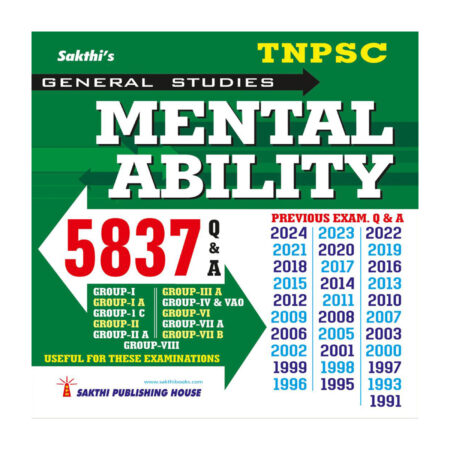 Tnpsc Mental Ability Previous Examination 5837 Question and Answer (English)