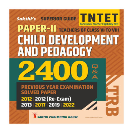Tntet Paper II Child Development and Pedagogy 2400 Question & Answer