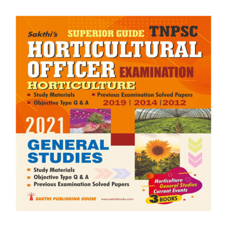 Tnpsc Horticultural Officer Examination (Horticulture and General Studies and Current Events) Books