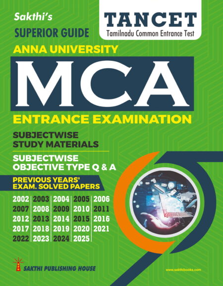 Tancet MCA Entrance Examination Superior Guide