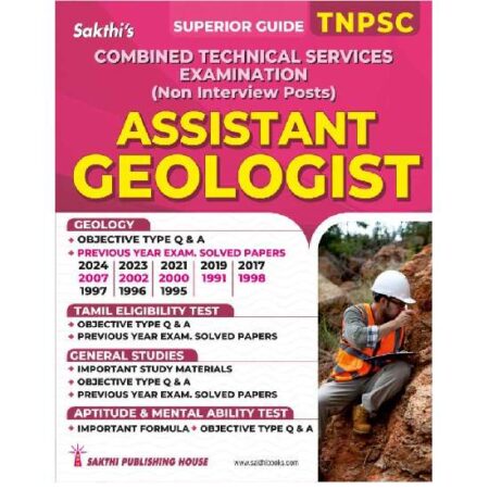 Tnpsc Combined Technical Services Exam (Non - Interview Posts) Assistant Geologist Exam book 2026
