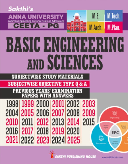 CEETA-PG Basic Engineering and Sciences Previous Years Examination Solved Papers