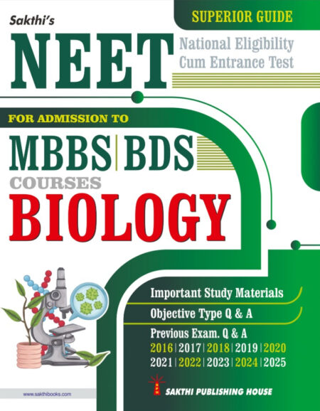 Neet MBBS/BDS Biology   Important Study Materials, Multiple Choice Questions, and Previous Exam Q & A English
