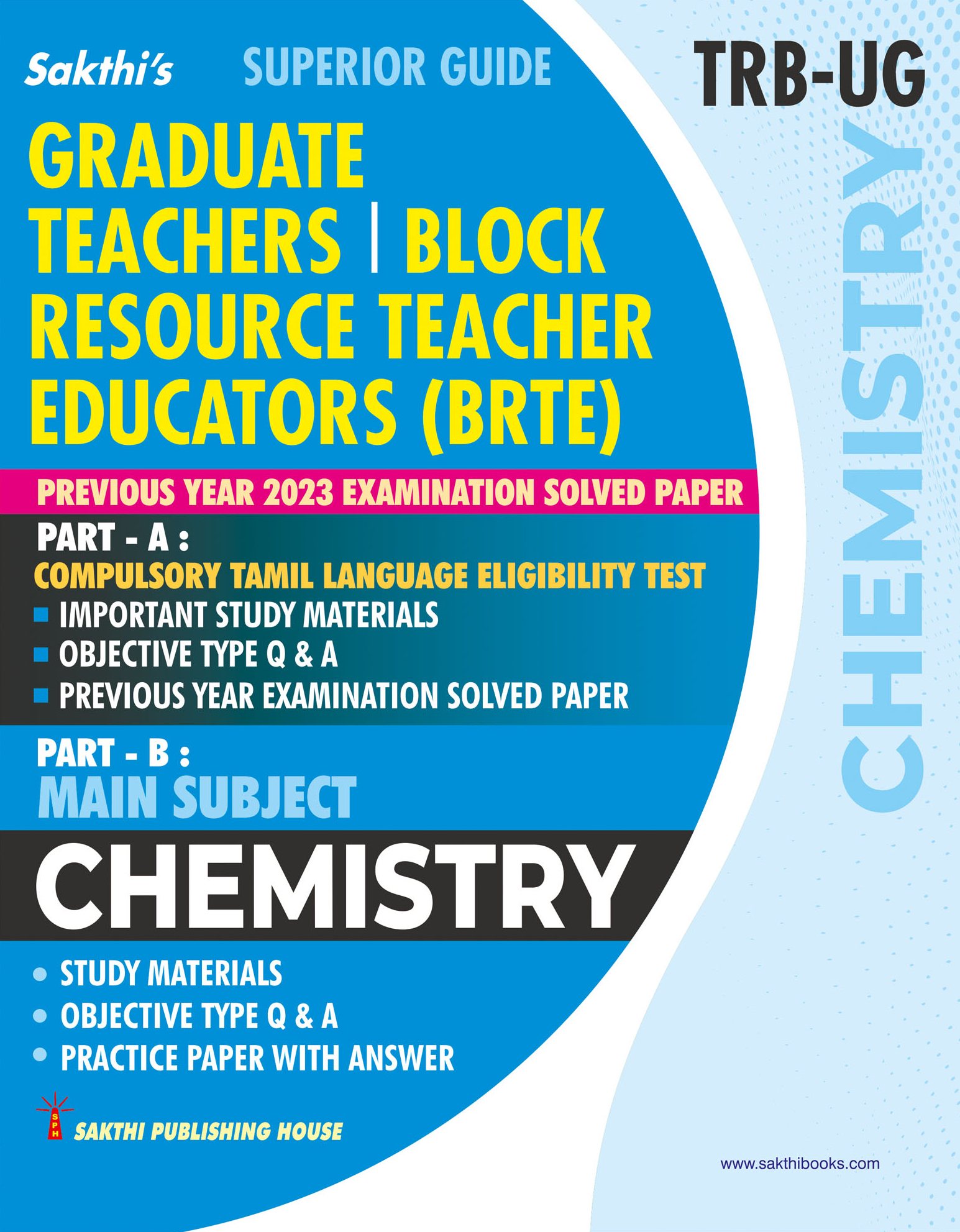 TRB-UG Chemistry Graduate Teachers / Block Resource Teacher Educators (BRTE) Exam Book (English) 2026