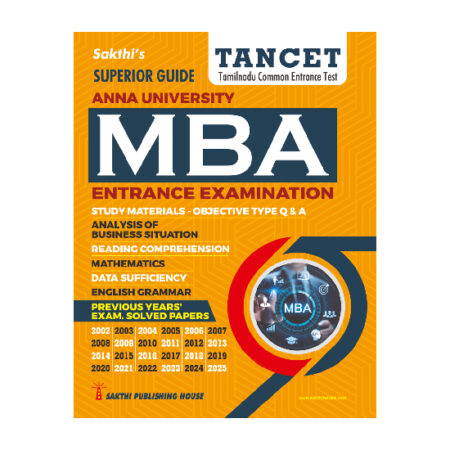 Tancet MBA Entrance Examination Superior Guide