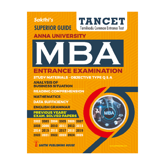 Tancet MBA Entrance Examination Superior Guide